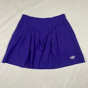 Vintage Adidas Skirt Purple Pleated Tennis Y2K 90s Athletic Retro Made in USA‎